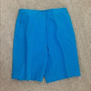 Turquoise shorts